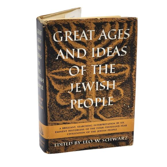 Great Ages Ideas Of The Jewish People By Leo Schwarz First Printing Vintage 1956 - Picture 1 of 13